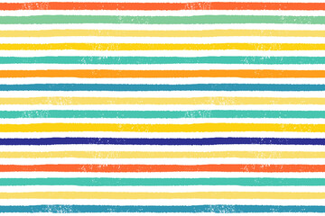 Vector pattern - colorful hand made stripes