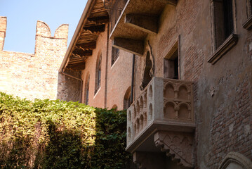 Balkon in Verona von Romeo und Julia