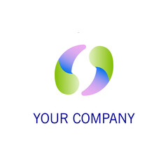 Gradient Logo template design for company and startup