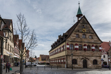 Obraz premium Lauf an der Pegnitz, pueblo del estado de Baviera en Alemania