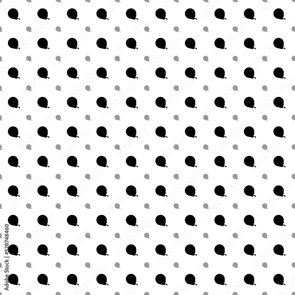Poster Square seamless background pattern from black tape measure symbols are different sizes and opacity. The pattern is evenly filled. Vector illustration on white background