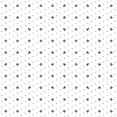 Square seamless background pattern from black crosshair symbols are different sizes and opacity. The pattern is evenly filled. Vector illustration on white background