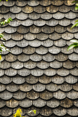 Wood Shingles weathered wooden shingles of old house texture 