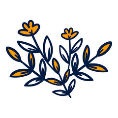 Hand Drawn Pastel Floral