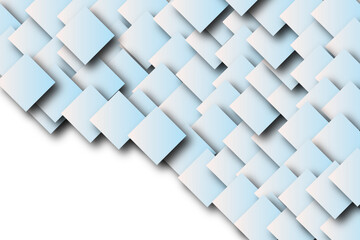 Overlapping square pattern design of technology background. You can use for add, poster, design artwork, template, banner, print, annual report.