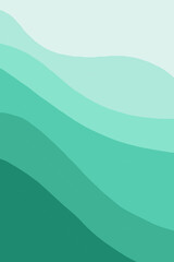 modern pastel mint green lined background with free space