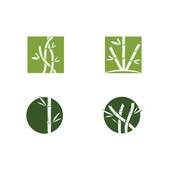 Bamboo Logo Template vector icon