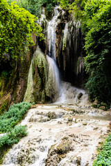 Clocota Waterfall, located on the edge of the spa resort Geoagiu-Bai in Hunedoara County and is one of the most beautiful in the county. Romania.