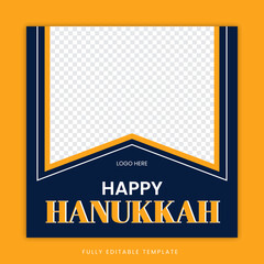 Happy hanukkah, Jewish festival, Orange, Vector, Jewish, Fully Editable