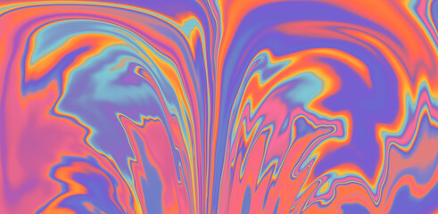 Abstract psychedelic background with colorful paint stains.