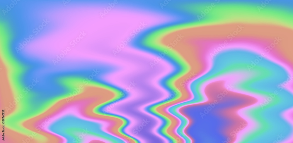 Aufkleber abstract background with colorful fluid ink and paint stains. marbling ebru psychedelic texture.