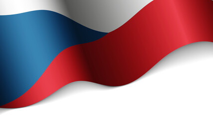 EPS10 Vector Patriotic heart with flag of CzechRepublic.