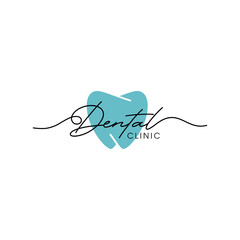 dental logo design signature