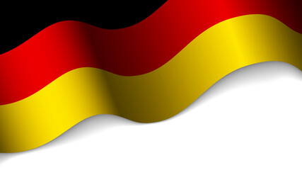 EPS10 Vector Patriotic heart with flag of Germany.