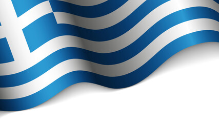 Obraz premium EPS10 Vector Patriotic heart with flag of Greece.