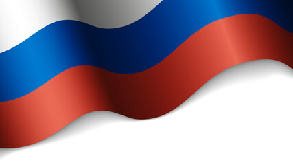 EPS10 Vector Patriotic heart with flag of Russia.