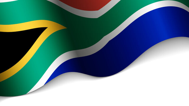 EPS10 Vector Patriotic heart with flag of SouthAfrica.