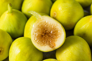 Raw Green Organic Figs