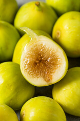 Raw Green Organic Figs