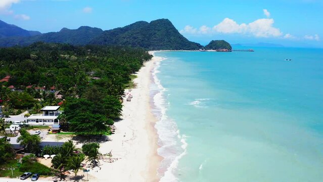 Hat Khanom beach in Mu Koh Thale Tai National Park, in Nakhon Si Thammarat, Thailand