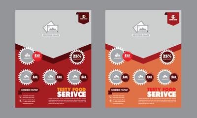 Fast Food Flyer Design Template