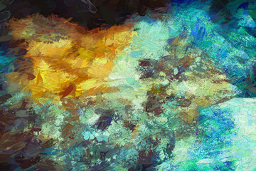 Fototapeta na wymiar abstract modern painting texture design illustration