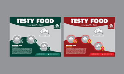 Fast Food Flyer Design Template