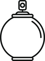 Air freshener icon outline vector. Spray bottle. Fresh aerosol