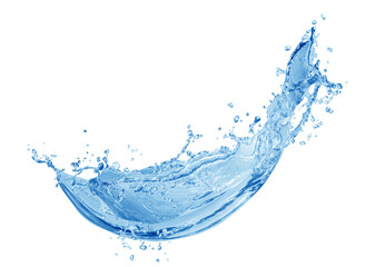 Obraz premium Water splash, water splash isolated on white background, water