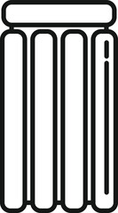 Pool mattress icon outline vector. Water equipment. Summer dive