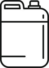 Pool cleaning canister icon outline vector. Water equipment. Summer dive