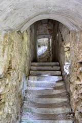 Batterie, Predil, Predilsattel, Fort, Werk, Festung, Weltkrieg, Verteidigung, Ruine, Kasermatte, Gefechtsstand, Beton, Gang, verlassen, Lost Place, Urban Exploring, Wachposten, Überwachungsraum, einge