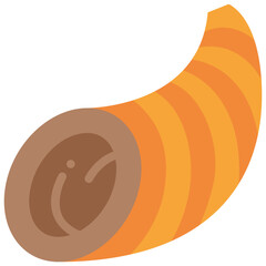 cornucopia basket flat icon