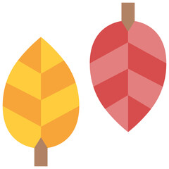 leaf flat icon