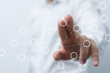 conference Digital Network and data concept 3d