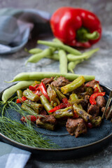 stir fried vegetables with chicken