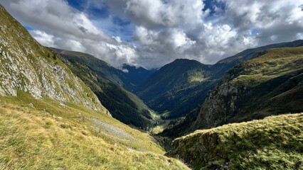 view of the mountains