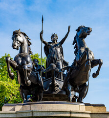 Obraz premium Statue of Boadicea in Westminster London