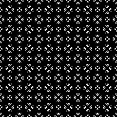 Black and white seamless pattern texture. Greyscale ornamental graphic design. Mosaic ornaments. Pattern template. Vector illustration. EPS10.