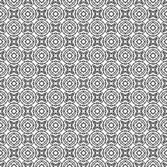 Black and white seamless pattern texture. Greyscale ornamental graphic design. Mosaic ornaments. Pattern template. Vector illustration. EPS10.