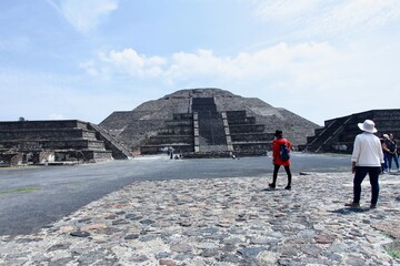 hiking in the mountains