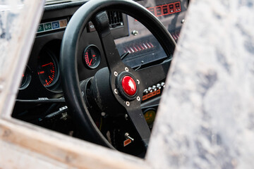 Obraz premium car steering wheel
