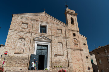 Recanati. Marche. The church of Santa Maria di Montemorello