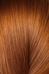 Red Hair texture of little girl