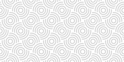 Vector seamless pattern with concentric circles. Geometric abstract background.
