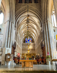 Fototapeta na wymiar Southwark Cathedral Main Altar in London