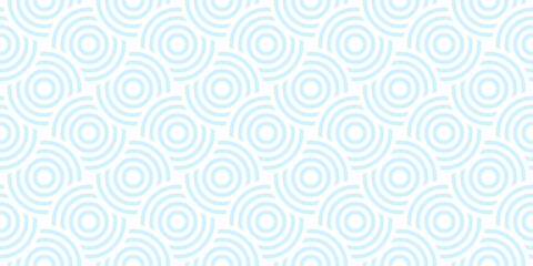 Vector seamless pattern with concentric circles. Geometric abstract background.
