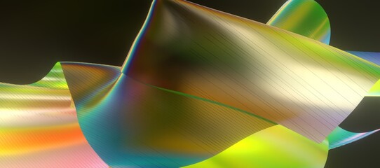 Colorful flowing liquid thermal waves abstract background