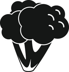 Food brocoli icon simple vector. Plant salad. Vegetable plant