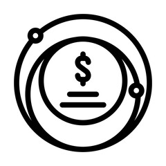 business core ethics line icon vector. business core ethics sign. isolated contour symbol black illustration